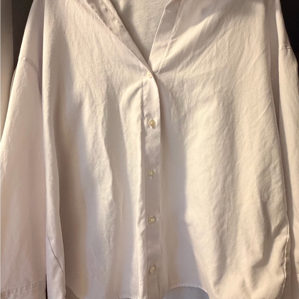 White Button-Up Shirt